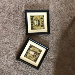 Bundle of 2 Coffee Pictures